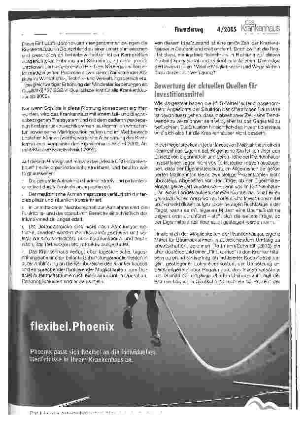 Vorschauseite 3: Investitionen im Krankenhausbereich: Privates Kapital als Lösungsweg?