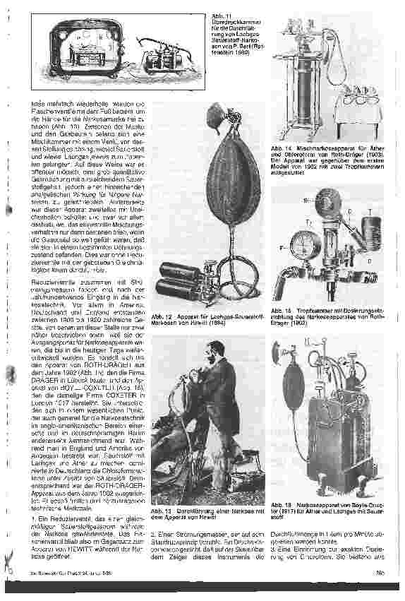 Vorschauseite 4: Von Inhaltionsgerät für Schwefeläther zum modernen Nakoseapperat