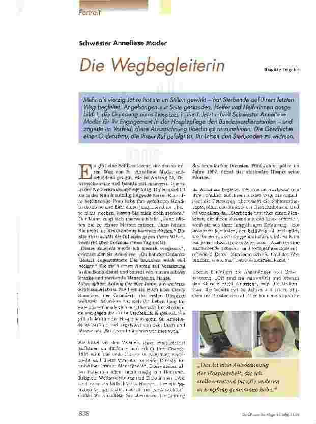 Vorschauseite 1: Die Wegbegleiterin