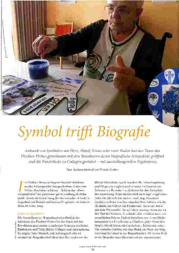 Vorschauseite 1: Symbol trifft Biografie