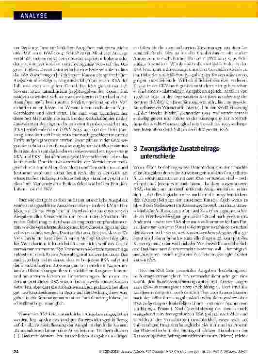 Vorschauseite 2: Aktuelle RSA-Debatte: Mehr Ordnung täte gut