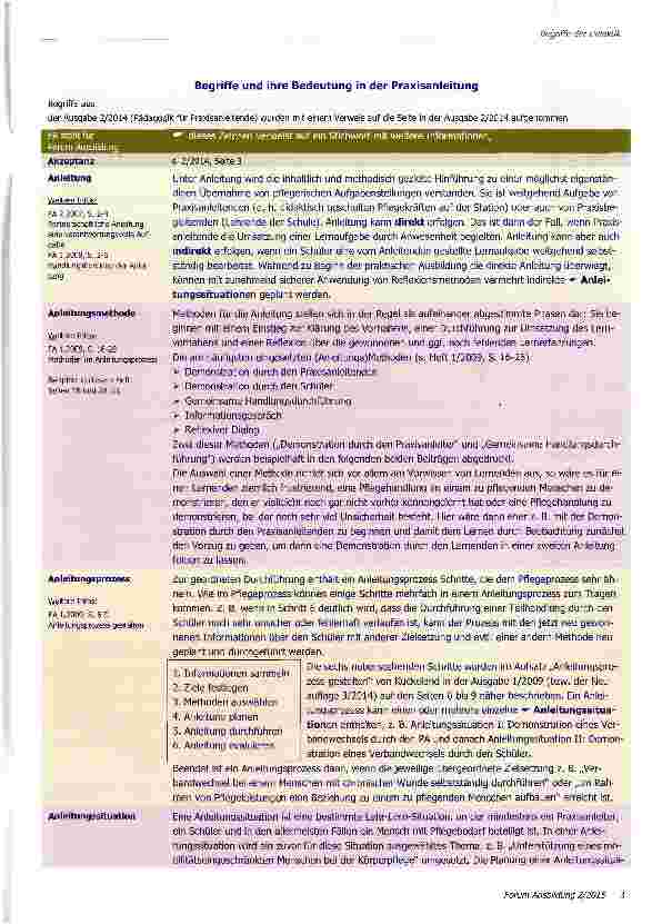 Vorschauseite 2: Begriffe der Didaktik und ihre Bedeutung für das Ausbilden in der Praxis