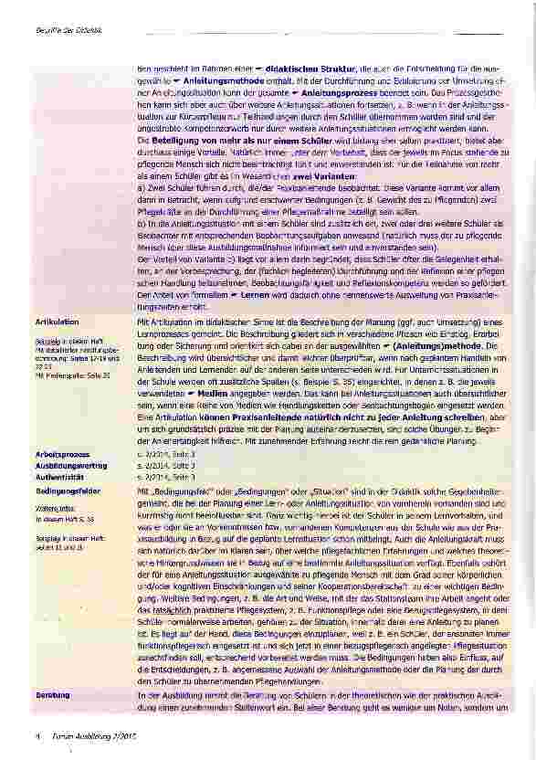 Vorschauseite 3: Begriffe der Didaktik und ihre Bedeutung für das Ausbilden in der Praxis