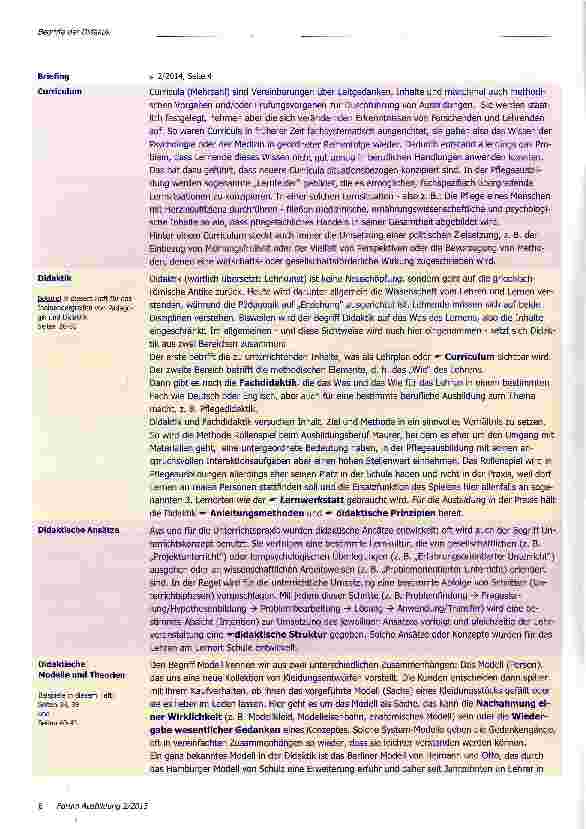 Vorschauseite 5: Begriffe der Didaktik und ihre Bedeutung für das Ausbilden in der Praxis