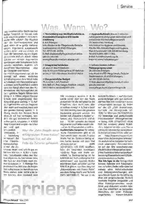 Vorschauseite 2: Eine perfekte Präsentation will gelernt sein