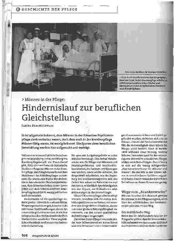 Vorschauseite 1: Hindernislauf zur beruflichen Gleichstellung
