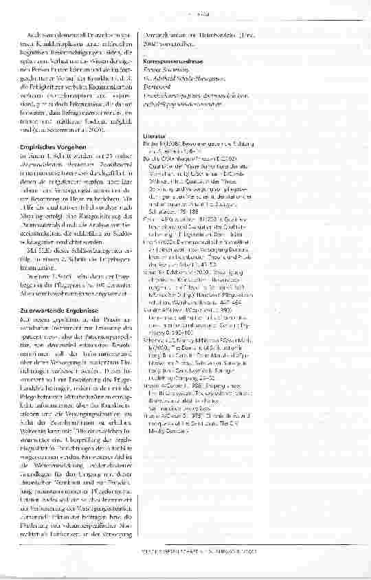 Vorschauseite 2: Entwicklung und Evaluation eines Instruments zur Erfassung des patient view von Demenzkranken in vollstationären Pflegeeinrichtungen als Grundlage für eine Ressourcen erhaltende P…