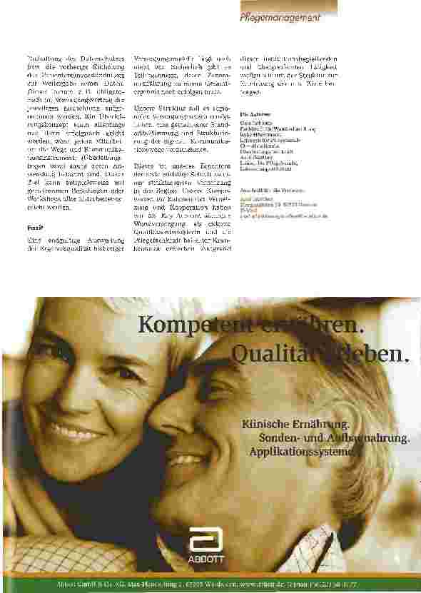 Vorschauseite 6: Vernetzung und Integration in der Gesundheitsversorgung