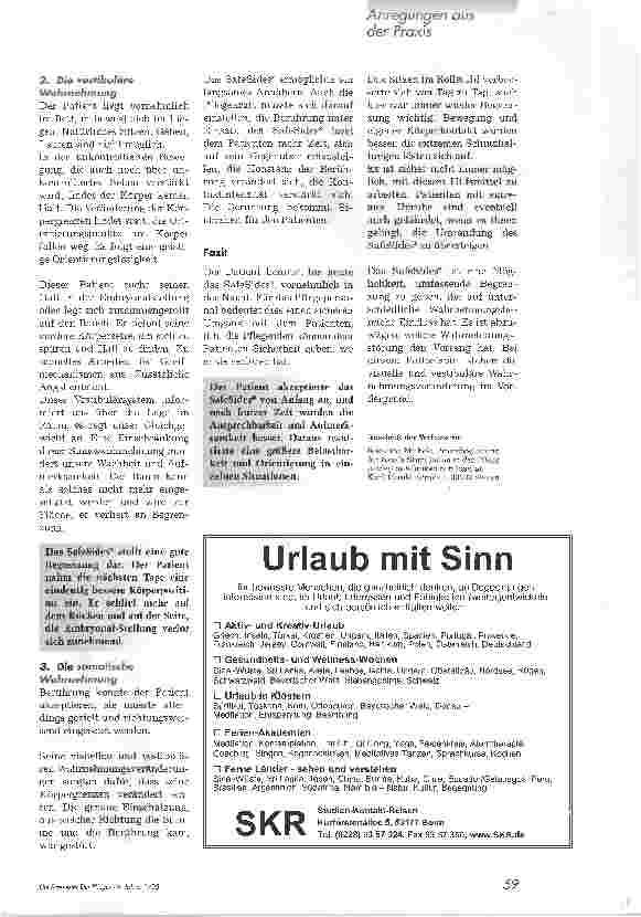 Vorschauseite 2: Räumliche Begrenzung bietenSafeSides® bietet Sicherheit und kann Veränderungen derWahrnehmung positiv beeinflussen