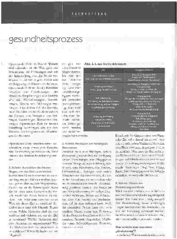 Vorschauseite 3: gesundheitsförderung in der pflege -der gesundheitsprozess