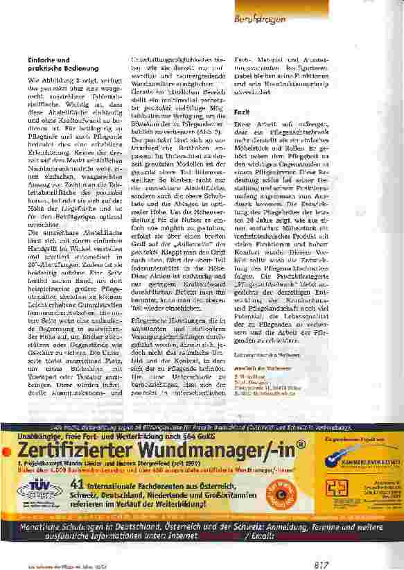 Vorschauseite 4: Pflegenachtschränke