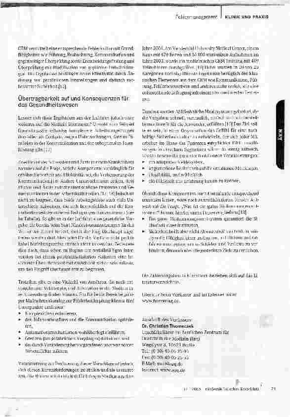Vorschauseite 3: COCKPIT und op-SAALSind Sicherheitsstrategien in der Luftfahrt auf das Gesundheitswesen übertragbar?