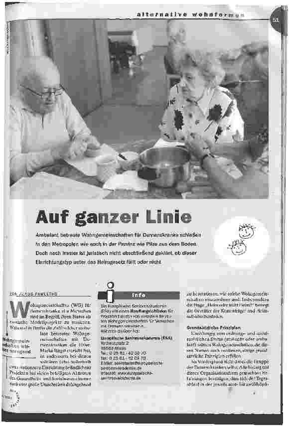 Vorschauseite 1: Auf ganzer Linie