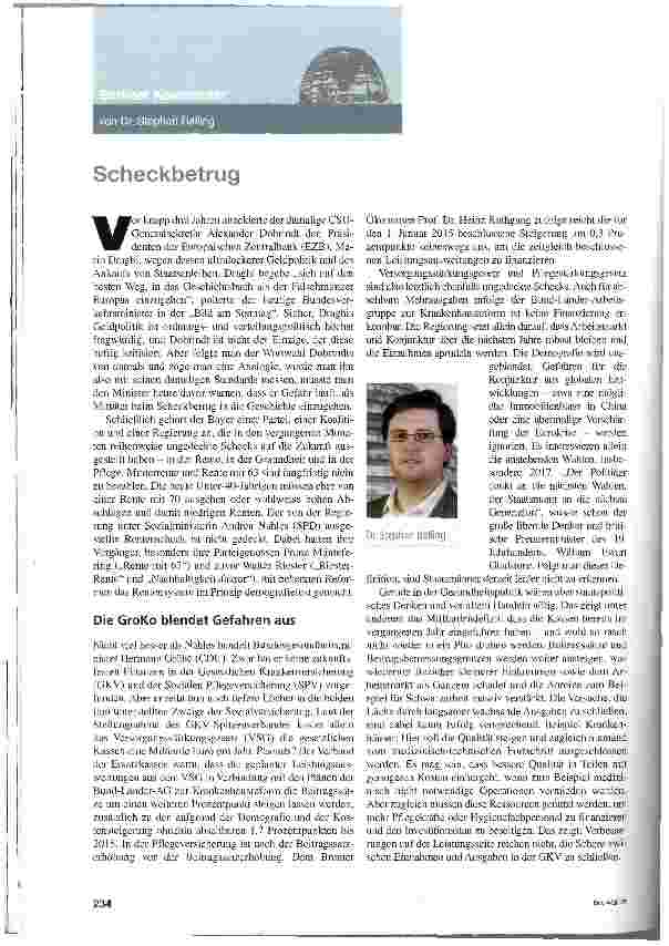 Vorschauseite 1: Scheckbetrug