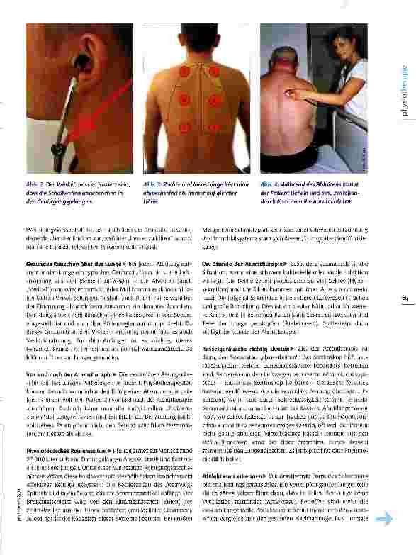 Vorschauseite 2: Atemtherapie: Erfolgskontrolle mit Stethoskop Horch mal!