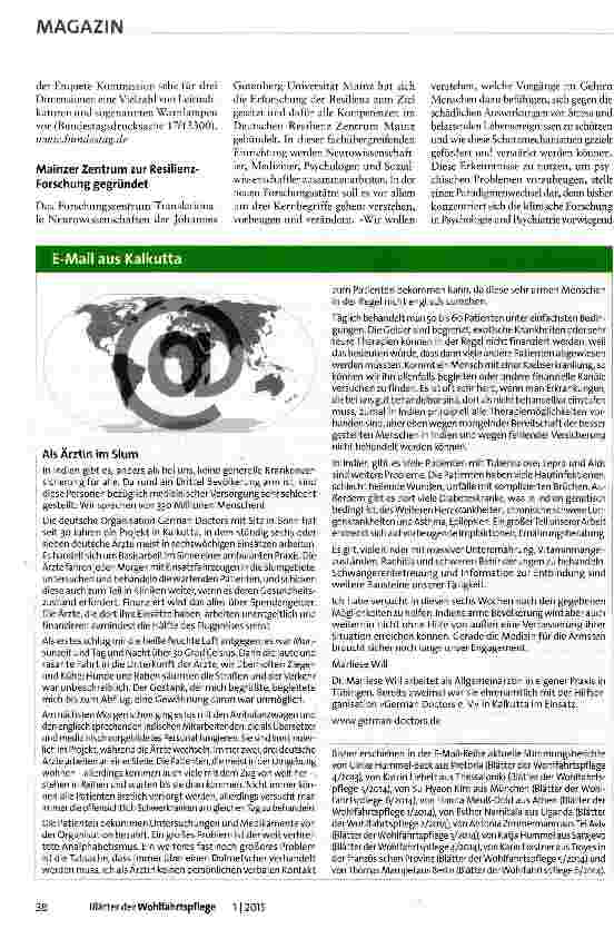 Vorschauseite 4: Fachinformationen der Blätter der Wohlfahrtspflege