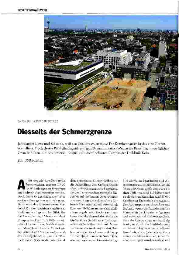 Vorschauseite 1: Diesseits der Schmerzgrenze