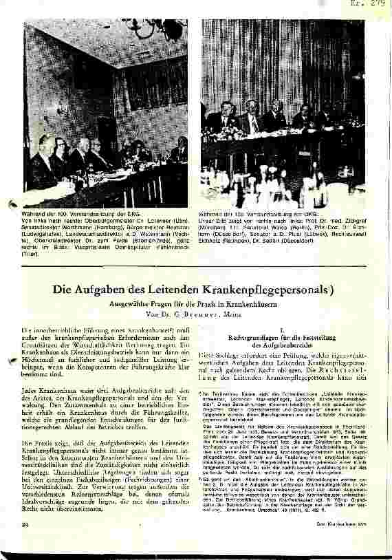 Vorschauseite 1: Die Aufgaben des Leitenden Pflegepersonals