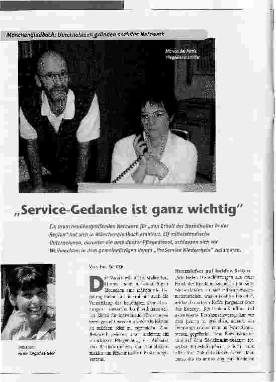 Vorschauseite 1: Service-Gedanke ist ganz wichtig