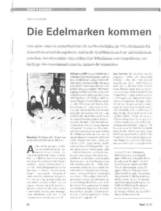 Vorschauseite 1: Die Edelmarken kommen