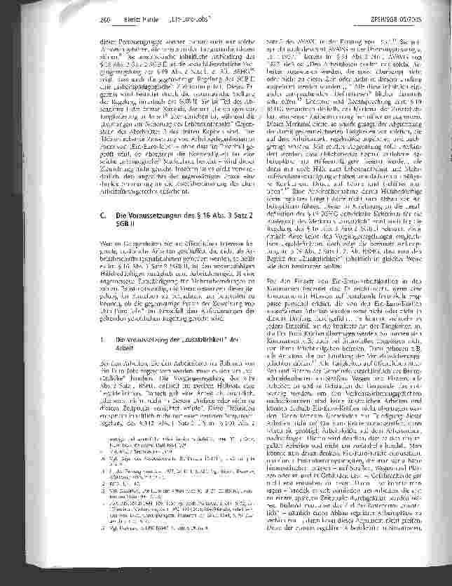 Vorschauseite 2: Ein-Euro-JobsDie Arbeitsgelegenheiten des § 16 Abs. 3 Satz 2 SGB II