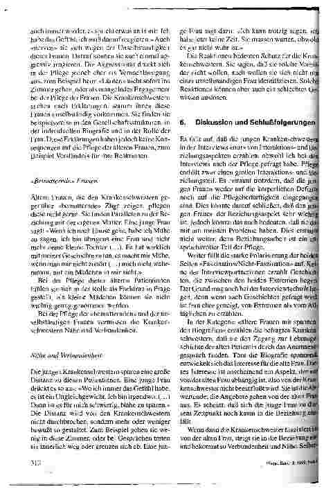Vorschauseite 5: Wenn Frauen Frauen pflegen Wie erfahren junge Krankenschwestern die Pflege älterer Frauen?