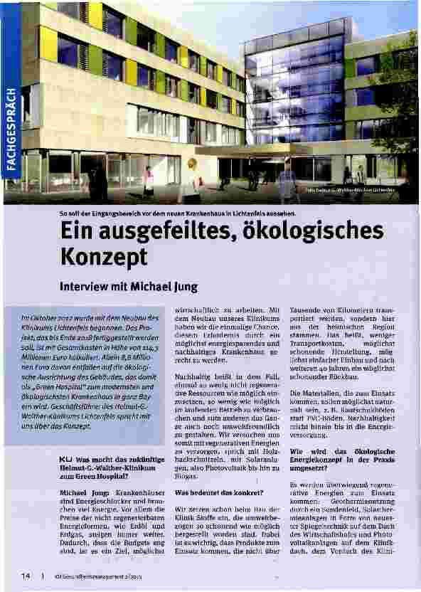 Vorschauseite 1: Ein ausgefeiltes, ökologisches Konzept