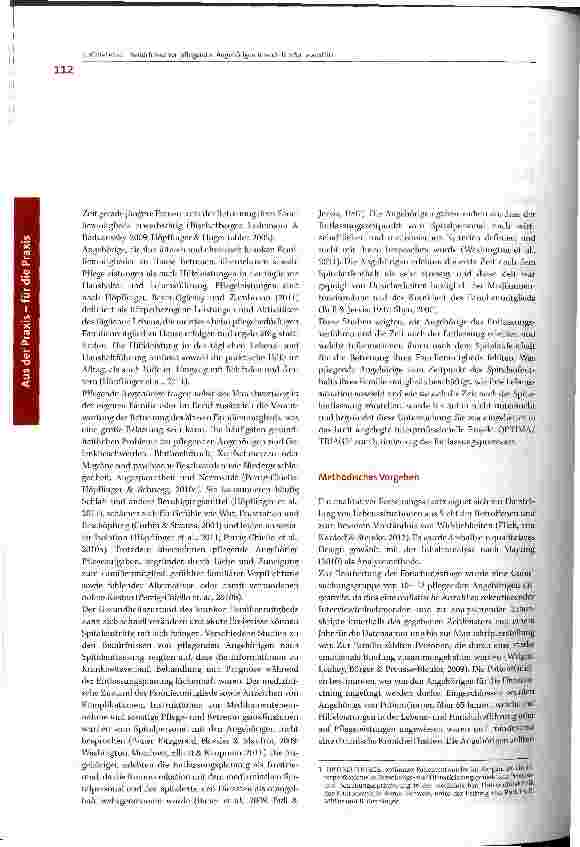 Vorschauseite 2: Der Alltag pflegender Angehöriger - Was sie während des Spitalaufenthalts ihres Familienmitglieds beschäftigt im Hinblick auf den Austritt und was sie diesbezüglich für sich benöt…