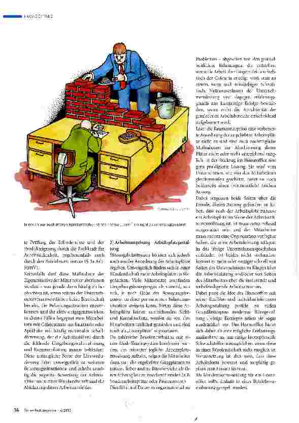 Vorschauseite 3: Arbeitsplatzbelastungen in innovativen Bürokonzepten