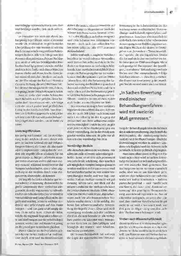 Vorschauseite 2: Patienten auf Irrwegen