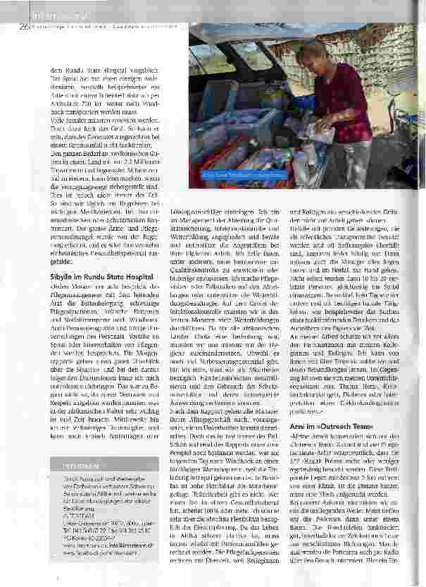 Vorschauseite 3: Leben und arbeiten als Pflegefachfrauen in Namibia