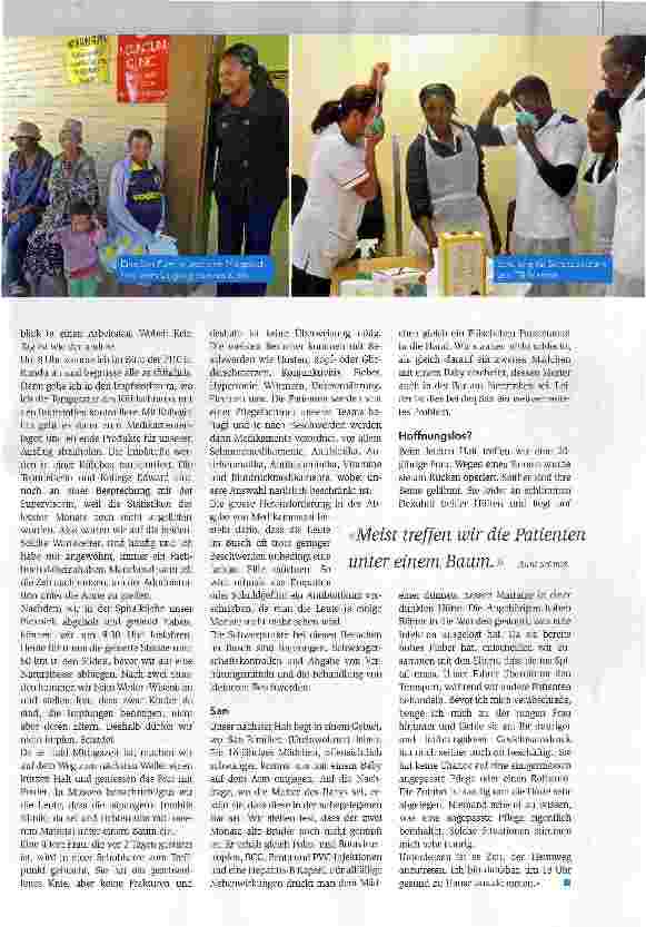 Vorschauseite 4: Leben und arbeiten als Pflegefachfrauen in Namibia