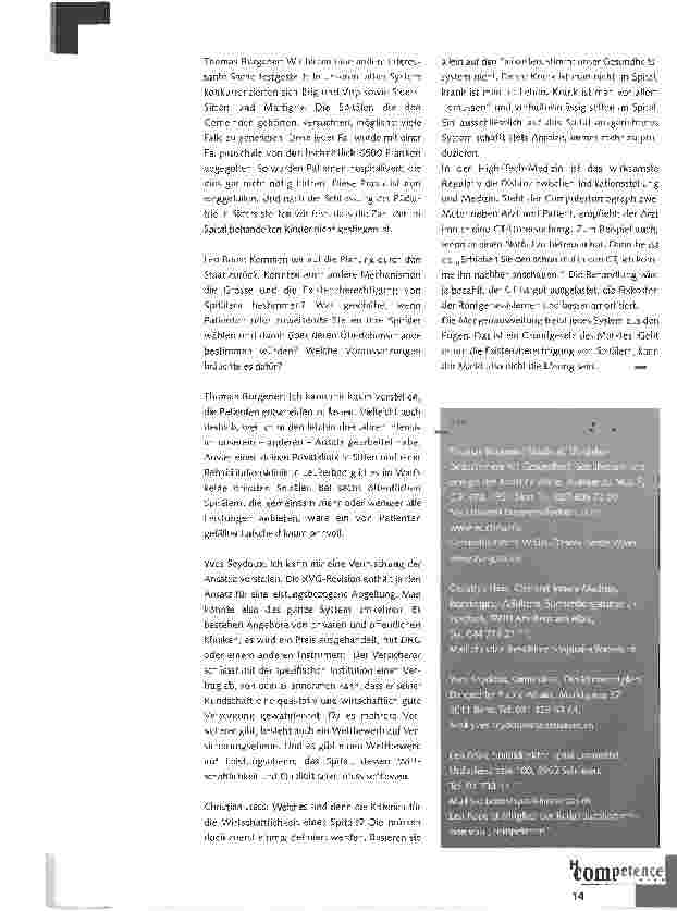 Vorschauseite 5: Kooperieren-Wie und WO? Ein Rundtischgespräch
