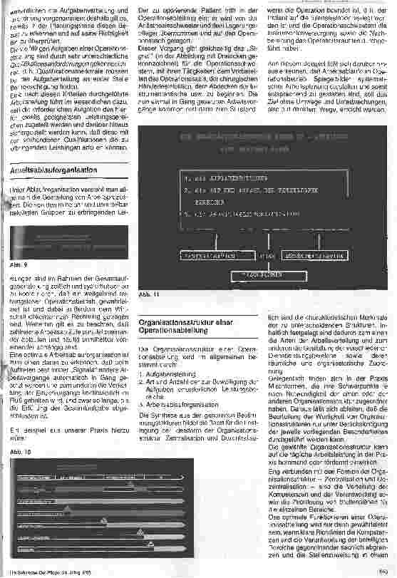 Vorschauseite 3: Planung und Organisation der Aufgaben im OP- Bereich