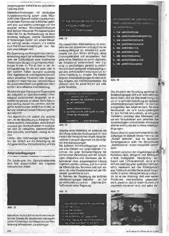 Vorschauseite 4: Planung und Organisation der Aufgaben im OP- Bereich