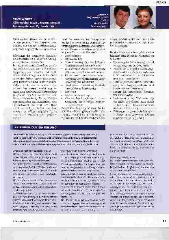 Vorschauseite 2: Pflege nach Schlaganfall