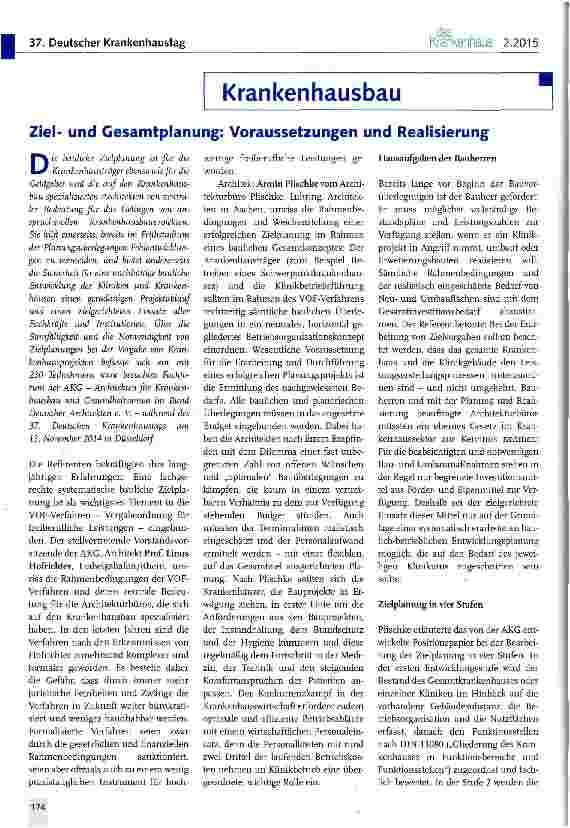 Vorschauseite 1: Zielund Gesamtplanung: Voraussetzungen und Realisierung