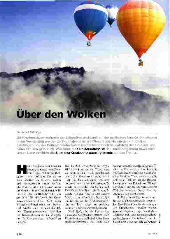 Vorschauseite 1: Über den Wolken