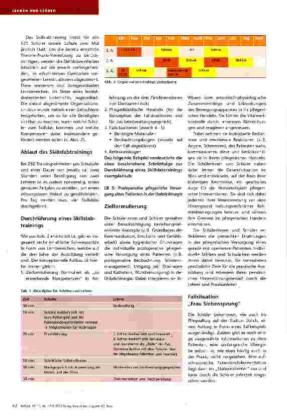 Vorschauseite 3: Skillslabtraining an Pflegeschulen