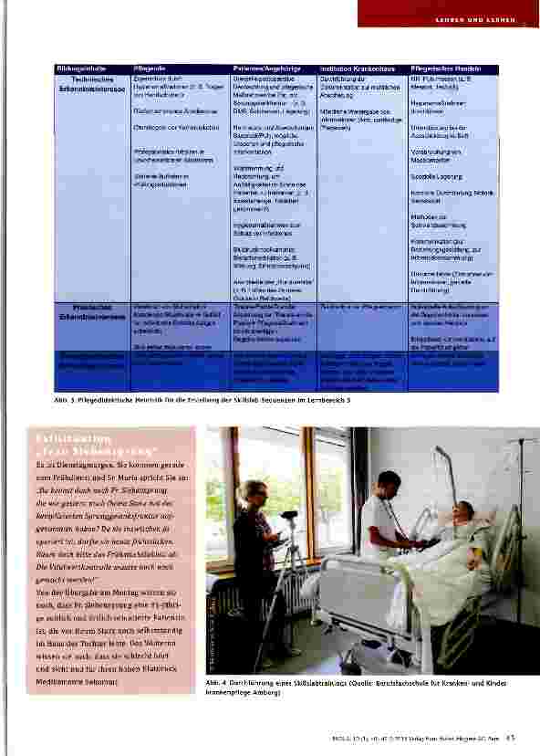 Vorschauseite 4: Skillslabtraining an Pflegeschulen