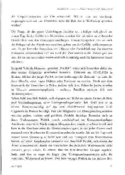 Vorschauseite 2: WARUM ERINNERN? Nürnberger Schülerinnen interviewen Holocaust-Überlebende in Tel Aviv