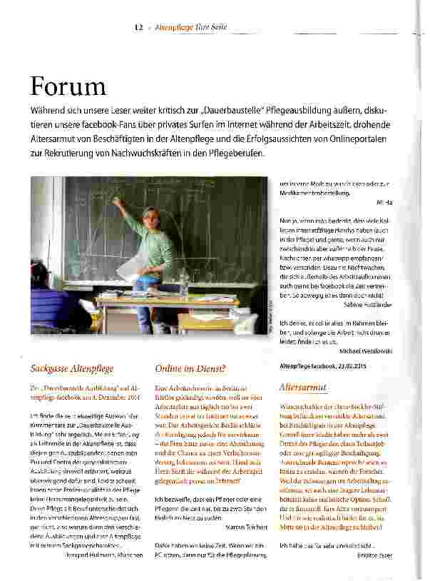 Vorschauseite 1: Forum