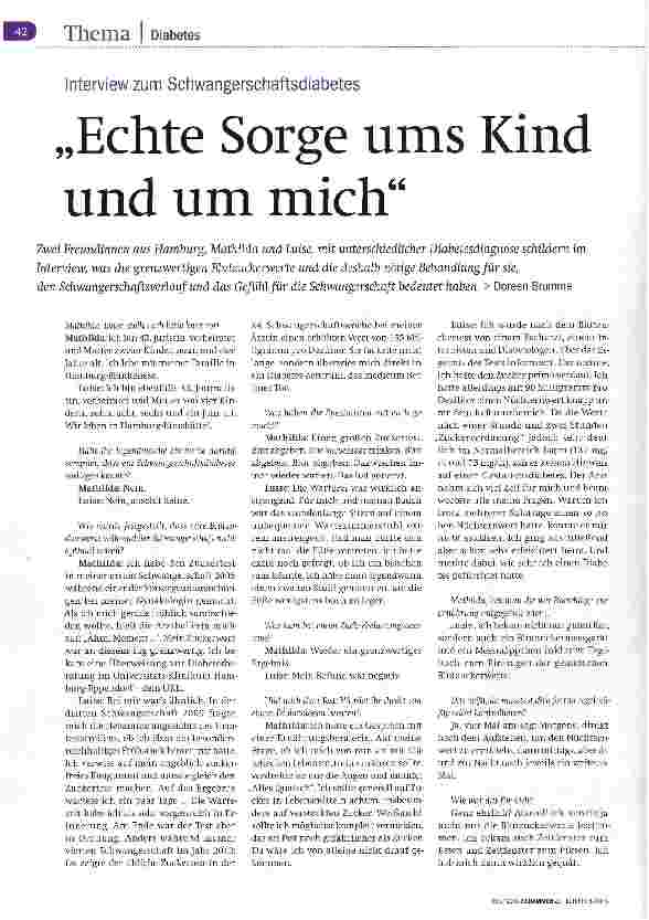 Vorschauseite 1: Echte Sorge ums Kind und um mich