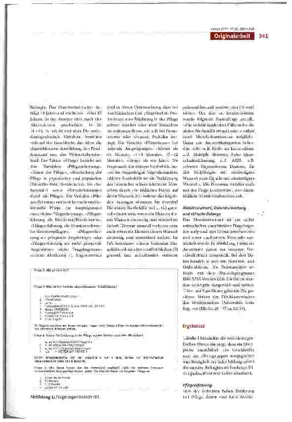 Vorschauseite 3: Auswirkungen von Pflegeerfahrung auf die Einstellung zur aktiven Sterbehilfe in der österreichischen Bevölkerung - eine Querschnittstudie