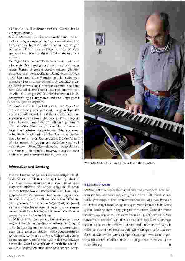 Vorschauseite 2: Lebensqualität im Alter durch Empowerment