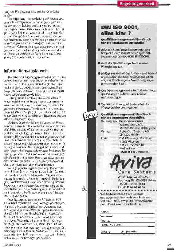 Vorschauseite 4: Tür auf für Angehörige Professionelle und Laien arbeiten Hand in Hand