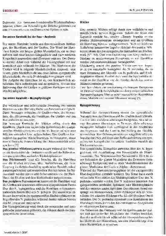 Vorschauseite 2: Neuer medikamentöser Therapieansatz zur Behandlung der Belastungsinkontinenz