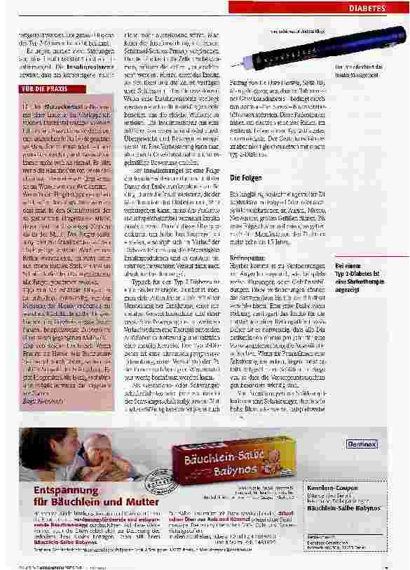 Vorschauseite 2: Diabetes mellitus - Typ 1 oder 2?