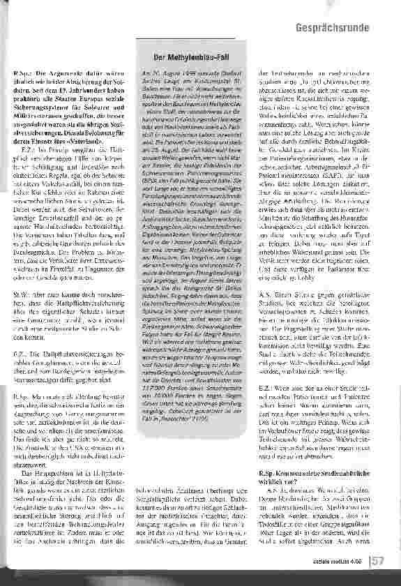 Vorschauseite 6: Forschung am MenschenWo besteht aus der Patientinnensicht Handlungsbedarf?