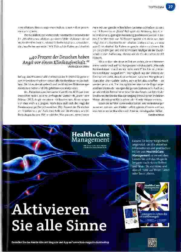 Vorschauseite 2: Patient Krankenhaus